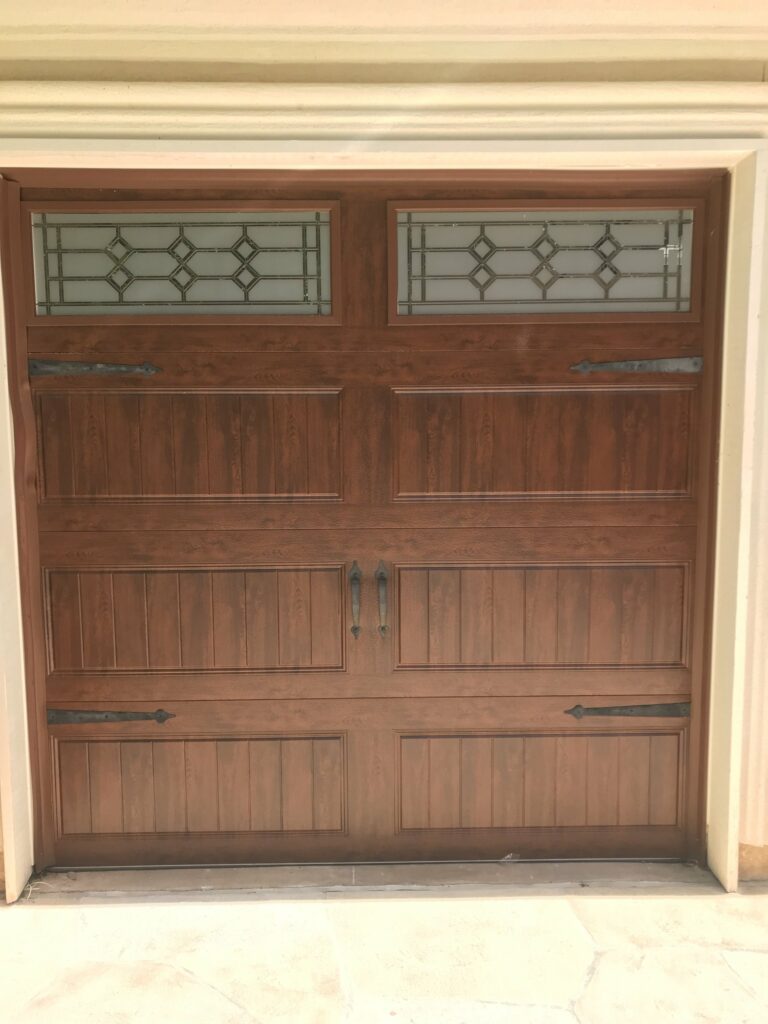exterior+wooden+garage+door