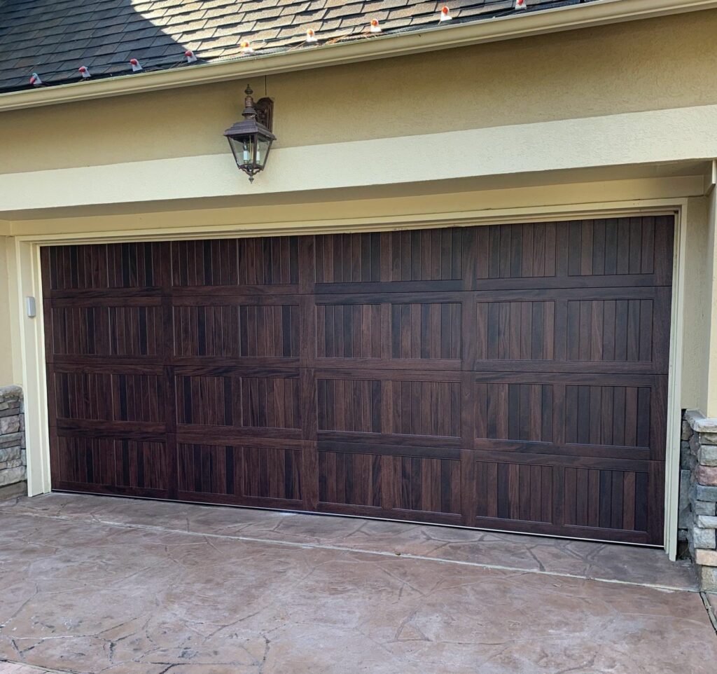 Wood garage door installation in Kingwood, TX